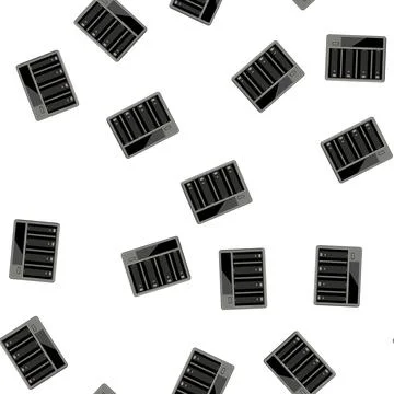 Pattern cell aa battery charger cartoon vector イラスト素材