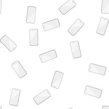 Pattern cell phone screen protector cartoon vector 스톡 일러스트