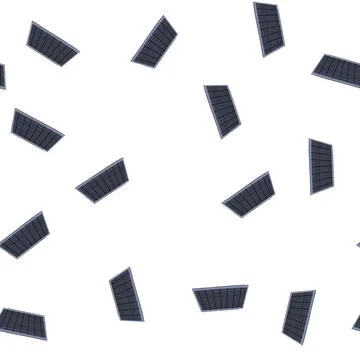 Pattern cell solar panel cartoon vector 스톡 일러스트