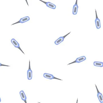 Pattern celsius thermometer cartoon vector 스톡 일러스트