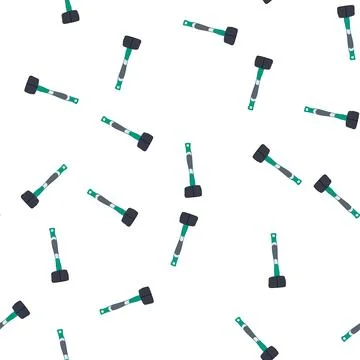Pattern cement mason s hammer cartoon vector Stock Illustration