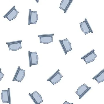 Pattern cemetery headstone cartoon vector 스톡 일러스트
