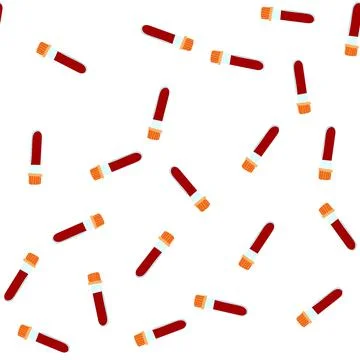Pattern centrifuge blood test vial cartoon vector イラスト素材