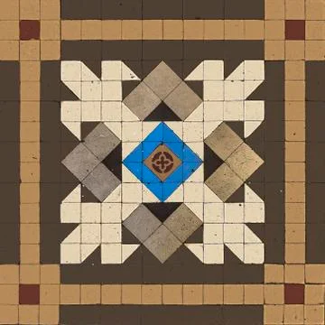 Pattern ceramic tile seamless floor texture Stock Photos