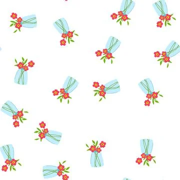 Pattern ceramic vase flower cartoon vector Illustrazione stock
