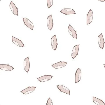 Pattern Cereal bag design element on white background Illustrazione stock