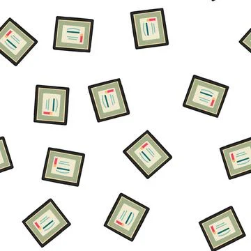 Pattern certificate diploma cartoon vector Illustrazione stock