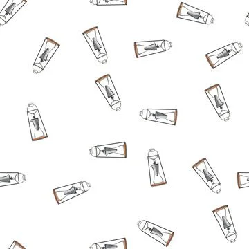 Pattern cfresh ice drip coffee cartoon vector イラスト素材