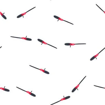 Pattern chainsaw tree trimmer cartoon vector Illustrazione stock