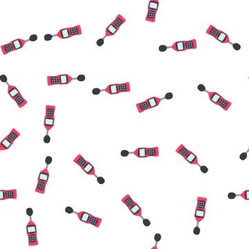 Pattern champagne noise level meter cartoon vector Stockillustratie