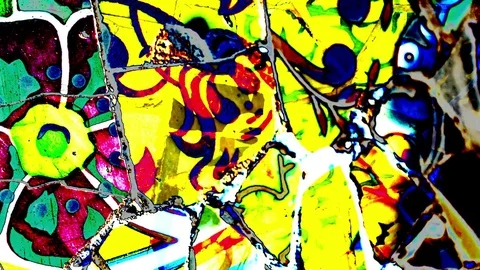 Pattern changing ceramics Video stock 82251812