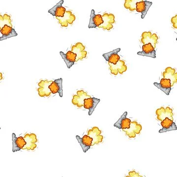 Pattern chaos explosion effect cartoon vector 스톡 일러스트