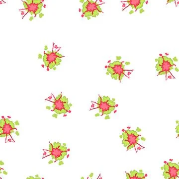Pattern chaotic paint splatters cartoon vector Illustrazione stock