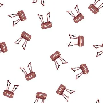Pattern charcoal grill bbq cartoon vector 스톡 일러스트