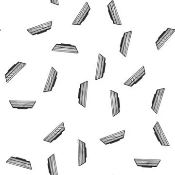Pattern charcoal grill rack cartoon vector Stock Illustration