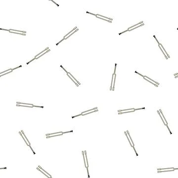 Pattern chardonnay tuning fork cartoon vector Stock Illustration