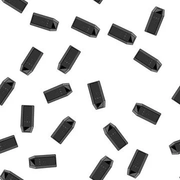 Pattern charge battery backup cartoon vector Illustrazione stock