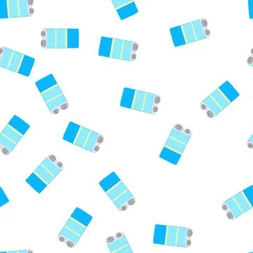 Pattern charge battery energy cartoon vector Illustrazione stock