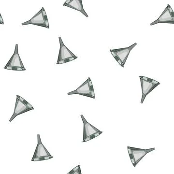 Pattern chart funnel business cartoon vector イラスト素材