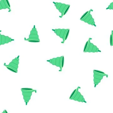 Pattern chconversion funnel cartoon vector Stock Illustration