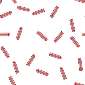 Pattern cheeks blush compact cartoon vector Stock Illustration