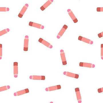 Pattern cheeks blush compact cartoon vector Stock Illustration