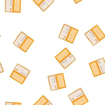 Pattern cheque checkbook cartoon vector Stock Illustration