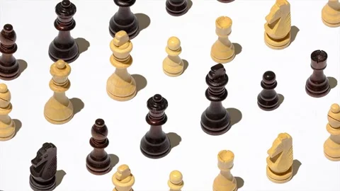 Pattern chess black and white moving up and down the concept Stock Footage 220601292