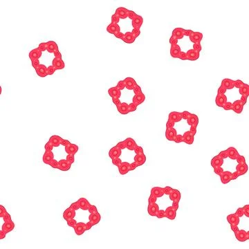 Pattern chew teething ring cartoon vector Stock Illustration