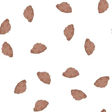 Pattern chewy biscuit cookie cartoon vector Illustrazione stock