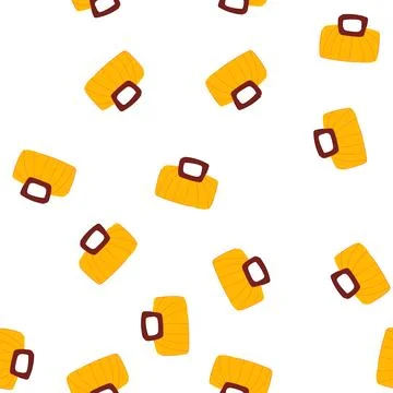 Pattern chic clutch bag cartoon vector Stock Illustration