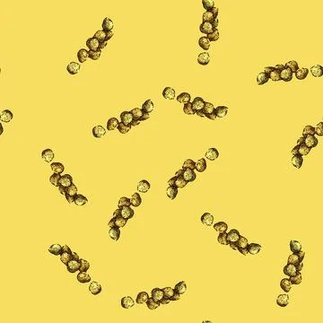 Pattern chickpea hummus food sketch hand drawn 스톡 일러스트