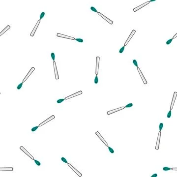 Pattern child toddler spoon cartoon vector Stock Illustration