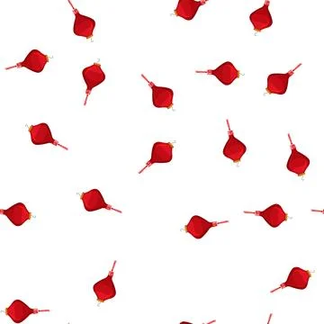 Pattern china asian lantern cartoon vector Stockillustratie