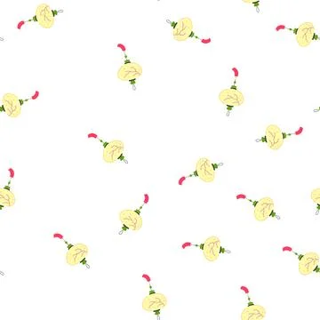 Pattern china asian lantern cartoon vector イラスト素材