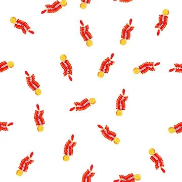 Pattern china chinese firecracker cartoon vector Stock Illustration