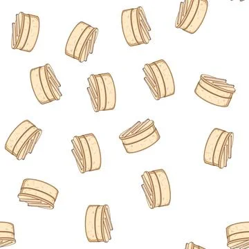 Pattern chinese bamboo steamer cartoon vector イラスト素材