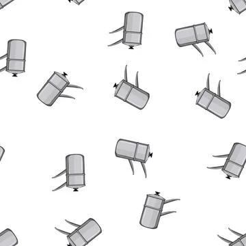 Pattern chocolate double boiler pan cartoon vector Stock Illustration