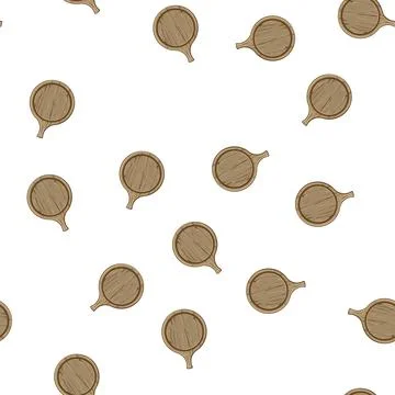 Pattern chop chopping board cartoon vector 库存插图