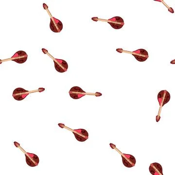 Pattern chords mandolin cartoon vector 스톡 일러스트