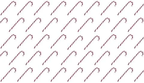 Pattern from Christmas Candy Cane Foto stock