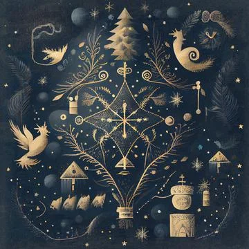 Pattern for Christmas Stock Illustration
