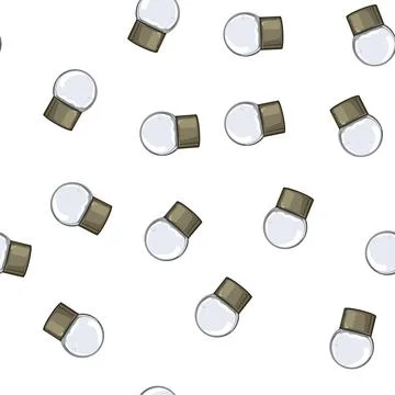 Pattern christmas snow ball cartoon vector Stock Illustration