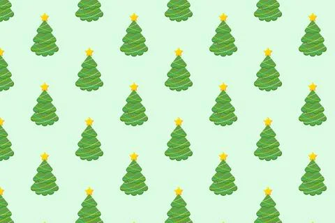 Pattern Christmas tree. Vector illustration. イラスト素材