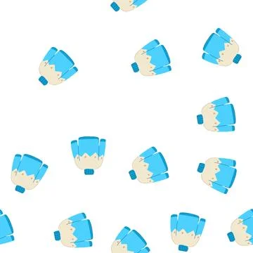 Pattern chunky winter sweater cozy cartoon vector イラスト素材