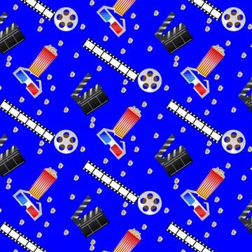 Pattern cinema Stock Illustration