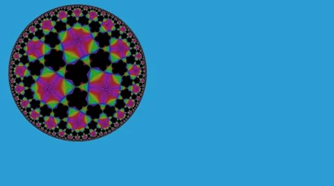 Pattern in a circle 스톡 동영상 8763972