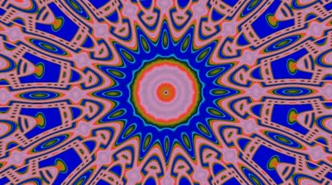 Pattern in a circle Stock Footage 21057266