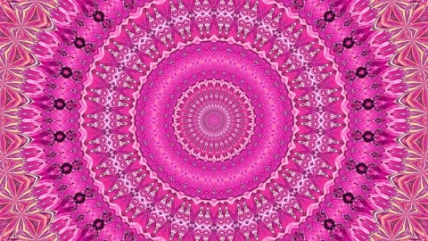 Pattern Circle Paint Smooth Concept Symmetric Stock Footage 138212769