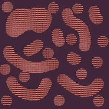 Pattern, circle, seamless, vector, illustration, design, wallpaper, retro, art,  스톡 일러스트